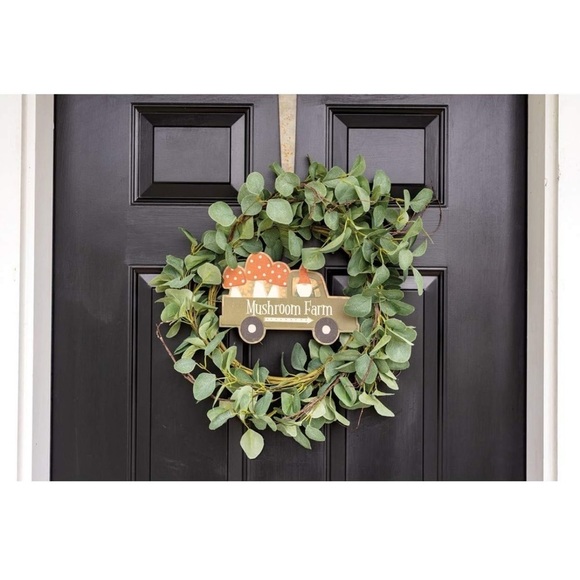 Primitives by Kathy Wreath Insert, Wood, Mushroom Farm Truck, NWT - Picture 4 of 7
